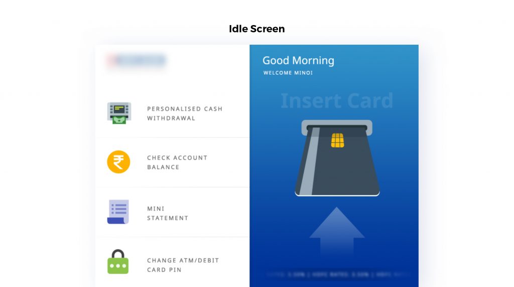 Designing a User-Centric Interface for ATM screens - A Case Study
